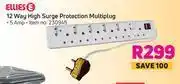 Game Ellies 12 Way High Surge Protection Multiplug offer