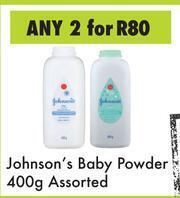 Game Johnson's Baby Powder Assorted-For Any 2 x 400g offer
