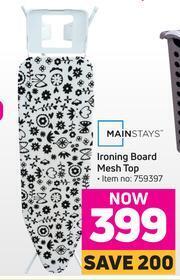 Game Mainstays Ironing Board Mesh Top offer