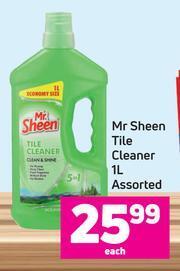 Game Mr Sheen Tile Cleaner Assorted-1Ltr Each offer