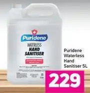 Game Puridene Waterless Hand Sanitiser-5Ltr offer