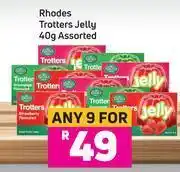 Game Rhodes Trotters Jelly Assorted-For Any 9 x 40g offer