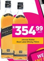Game Johnnie Walker Black Label Whisky-750ml Each offer