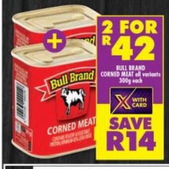 Shoprite Bull Brand Corned Meat 300g offer