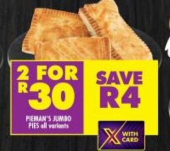 Shoprite Pieman's Jumbo Pies offer