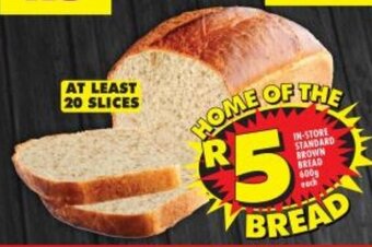 Shoprite Standard Brown Bread 600G offer