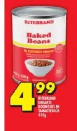 Shoprite Ritebrand Baked Beans 410g offer
