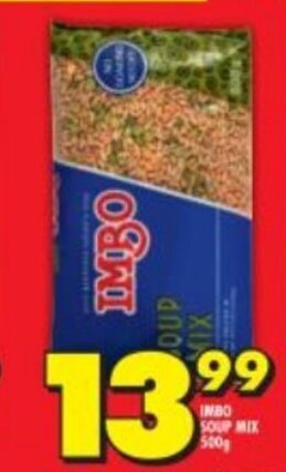 Shoprite Imbo Soup Mix 500g offer