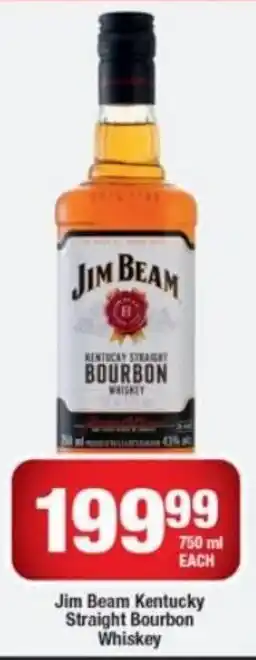 OK Liquor JIm Beam Kentucky Straight Bourbon Whiskey 750ml offer