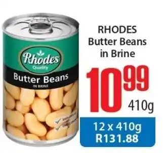 Elite Cash & Carry Rhodes Butter Beans in Brine 410g offer