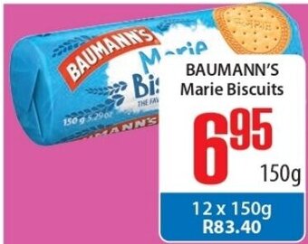 Elite Cash & Carry Baumann's Marie Biscuits 150g offer