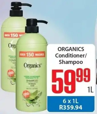 Organics Conditioner / Shampoo 1L