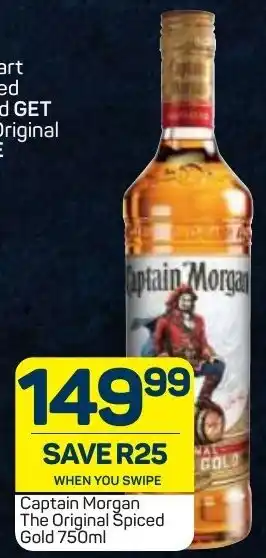 Pick n Pay Liquor Captain Morgan The Original Spiced Gold 750 ml offer