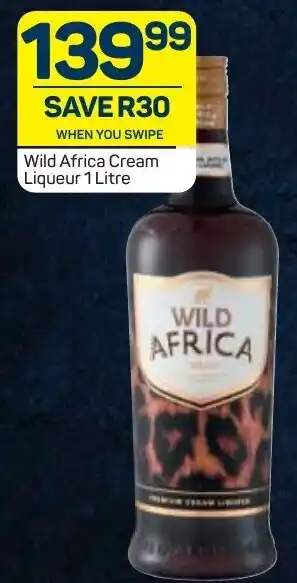 Pick n Pay Liquor Wild Africa Cream Liqueur 1 Litre offer