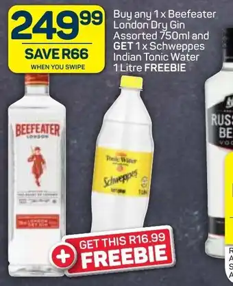 Pick n Pay Liquor Beefeater London Dry Gin Assorted 750ml offer
