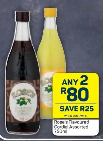 Pick n Pay Liquor Rose's Flavoured Cordial Assorted 750 ml offer