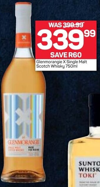 Pick n Pay Liquor Glenmorangie X Single Malt Scotch Whisky 750 ml offer