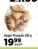 Food Lover's Market Ginger prepacks offer