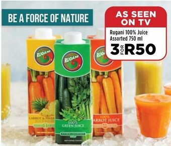Food Lover's Market Rugani 100% juice 3 offer