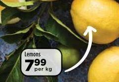 Food Lover's Market Lemons offer