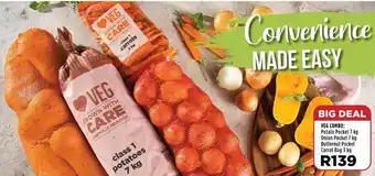 Food Lover's Market Potato, onion, butternut, carrot offer