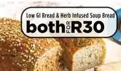 Food Lover's Market Low gi bread & herb infused soup bread offer