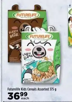 Food Lover's Market Futurelife kids cereals offer