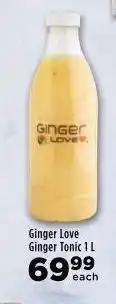 Food Lover's Market Ginger lover ginger tonic offer