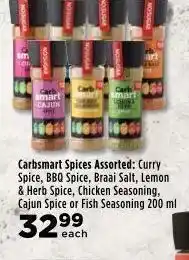 Food Lover's Market Carbsmart spices offer