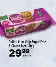 Food Lover's Market Gullon choc chip sugar free & gluten free offer