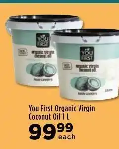 You first organic virgin coconut oil