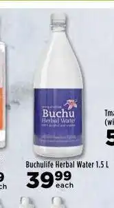 Buchulife herbal water