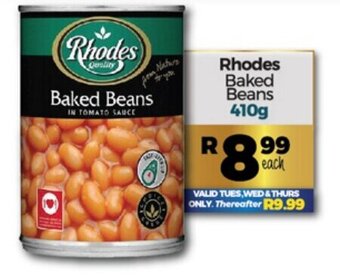 Take 'n Pay Rhodes Baked Beans 410g offer