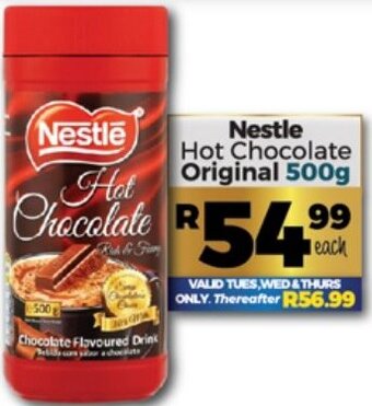Take 'n Pay Nestle Hot Chocolate Original 500g offer