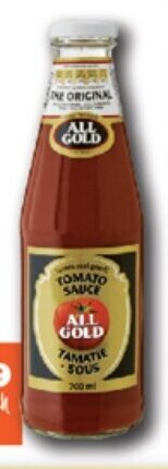 Take 'n Pay All Gold Tomato Sauce 700 ml offer