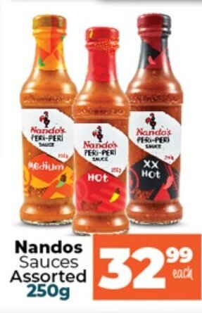 Take 'n Pay Nandos Sauces Assorted 250g offer