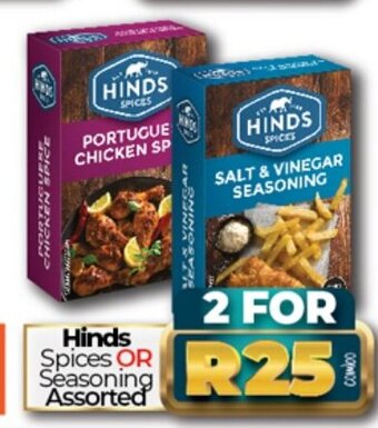 Take 'n Pay Hinds Spices or Seasoning Assorted offer