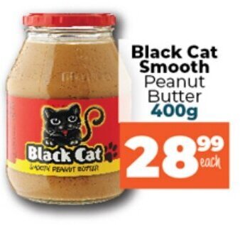 Take 'n Pay Black Cat Smooth Peanut Butter 400g offer