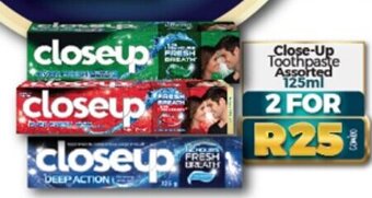 Close-up Toothpaste Assorted 125ml
