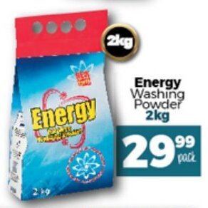 Take 'n Pay Energy Washing Powder 2kg offer