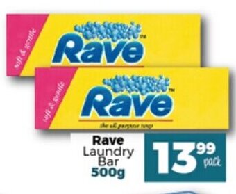 Take 'n Pay Rave Laundry Bar 500g offer