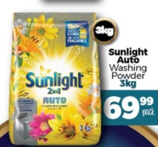 Take 'n Pay Sunlight Auto Washing Powder 3kg offer