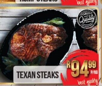 Take 'n Pay Texan Steaks offer