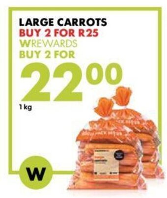 Woolworths Large Carrots offer