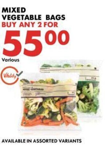 Woolworths Mixed Vegetable Bags offer