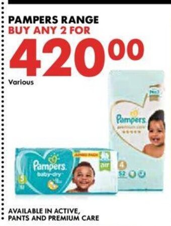 Woolworths Pampers Range offer