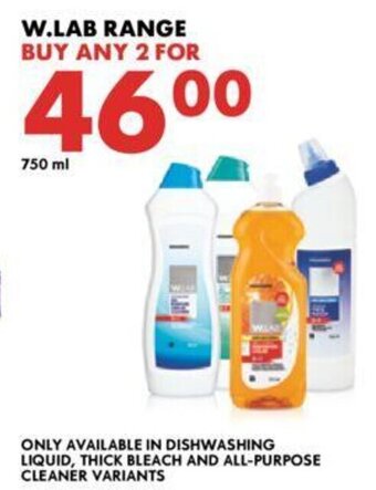 Woolworths W.Lab Range 750ml offer