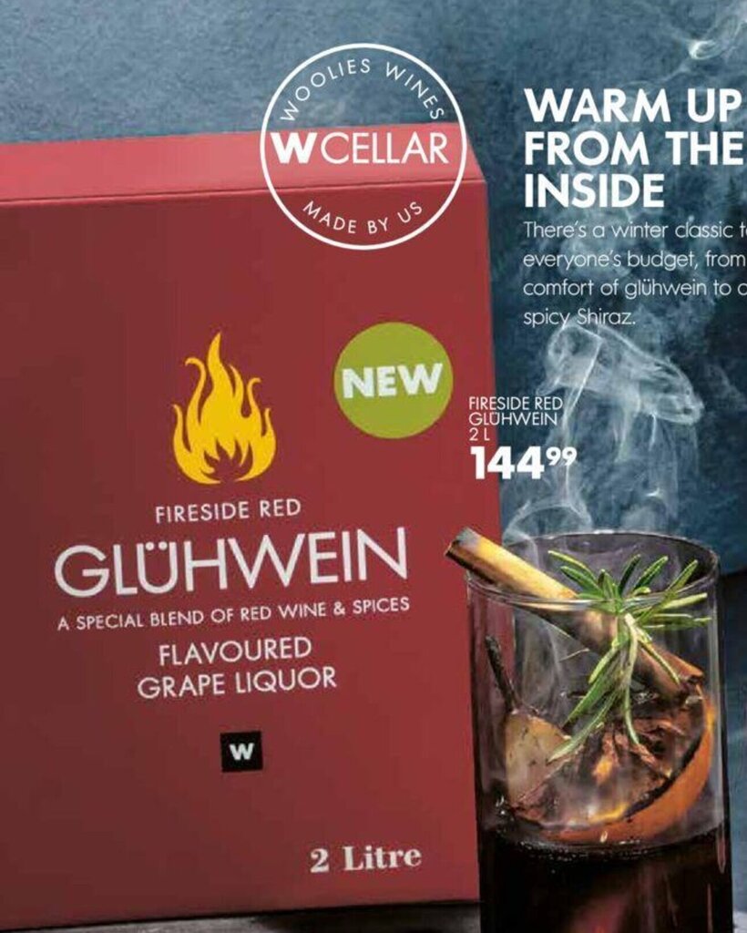 Fireside Red Gluhwein 2 L offer at Woolworths