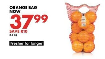 Woolworths Orange Bag 3.5kg offer