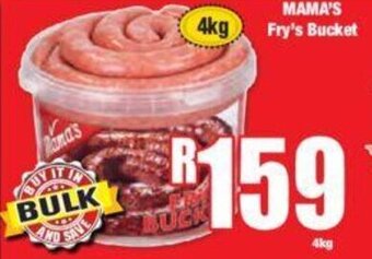 Boxer Mama's Fry's Bucket 4kg offer